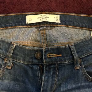 Abercrombie and Fitch boyfriend fit jeans
